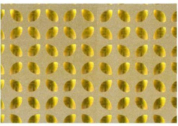 Glitzerkarton 50x70cm (250g/m) ""Goldene Blätter"" 5 Bögen""